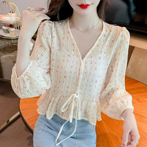 Summer Coquette Tops of Two Piece Sets